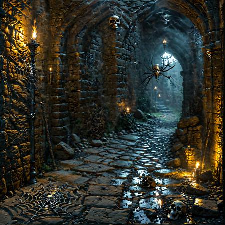 The Deep Dark Dungeon-Pony + SDXL
