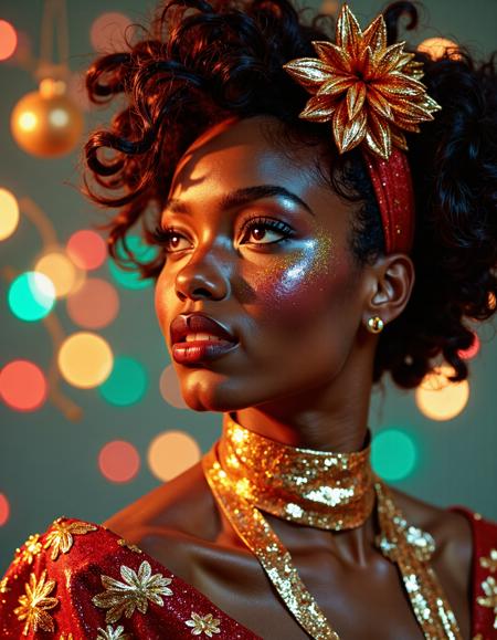 BeignetFLUX - festive glamor portrait style
