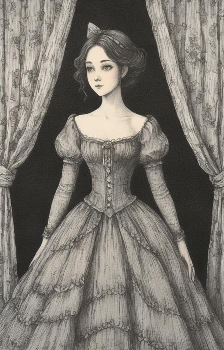 style of Edward Gorey [SDXL] 276