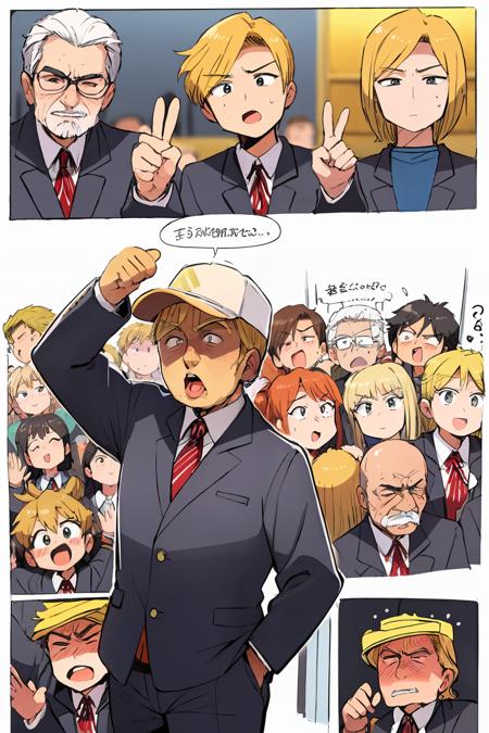 chibi comic style Q版小漫画