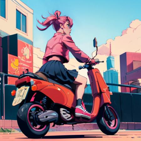 Driving Motor Scooter (Concept)