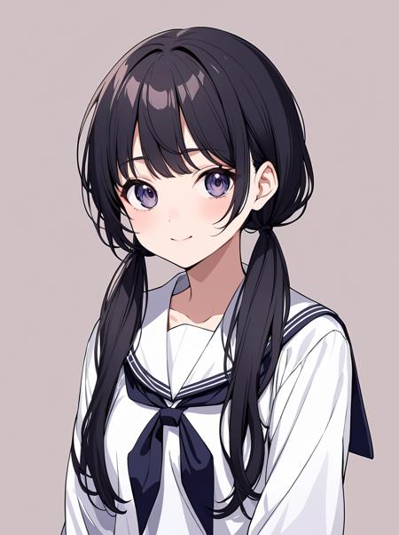 おさげ/low twintails