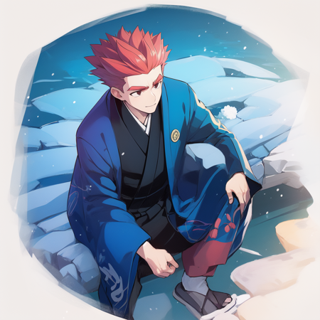 Lance (New Years 2021) (Pokemon Masters EX)