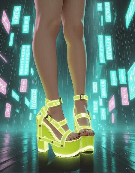 YRU Nightcall Platform Heels
