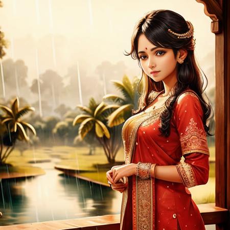 tanjoreArt ( Indian Style )