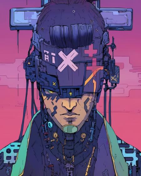 Cyberpunk Anime Style