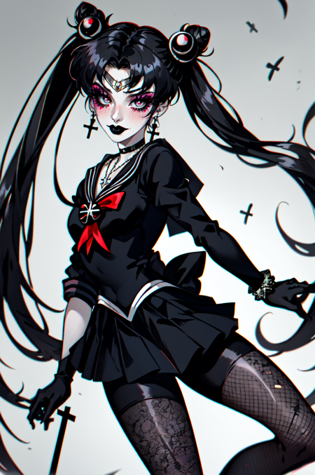 Sailor Moon Goth (Prompt like a Pro Textual Inversions!)