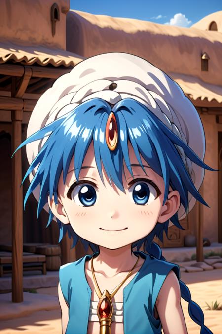 Magi: The Labyrinth of Magic - Aladdin - SDXL