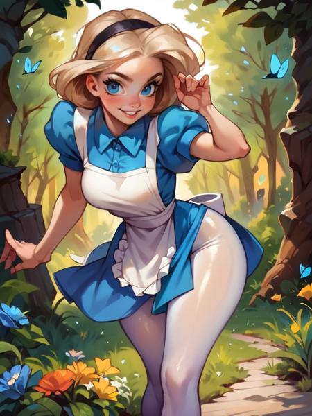 Alice In Wonderland! Disney - FLUX | SD 1.5 | XL PONY | Illustrious XL - by YeiyeiArt