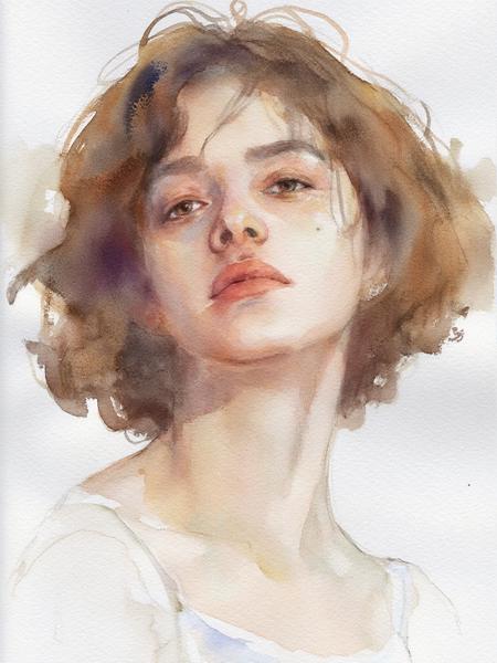 some watercolor 水彩画 FLUX