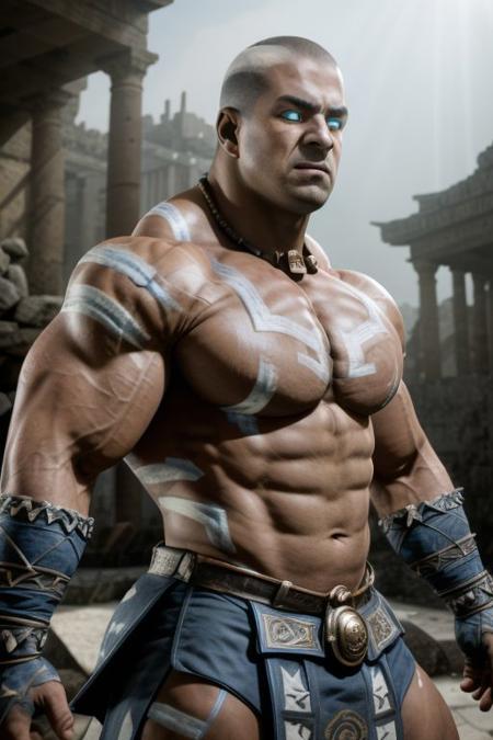 Kotal Kahn MK11 Bald Version