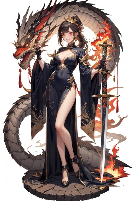 龙年立绘/Dragon and girl
