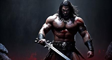 Conan The Barbarian (comic style + character) XL + SD1.5 + F1D