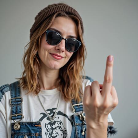 Middle Finger FLUX DEV LORA