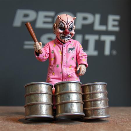 SLIPKNOT band. Number 6 masked. Clown