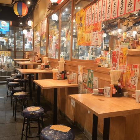 大衆酒場の店内 / Inside a popular Japanese Tavern SDXL