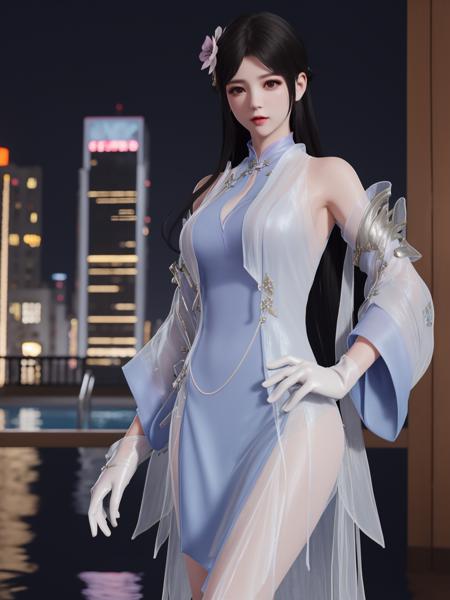永劫无间_殷紫萍_新倩女幽魂-瑶光沐月_Naraka: Bladepoint_Ying Ziping