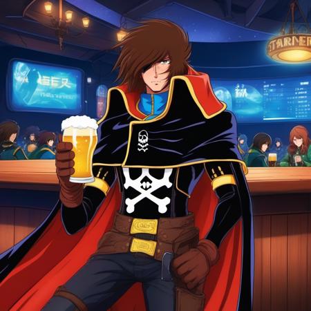 300 th LORA : Captain Harlock / Albator - SDXL (3D movie/anime)