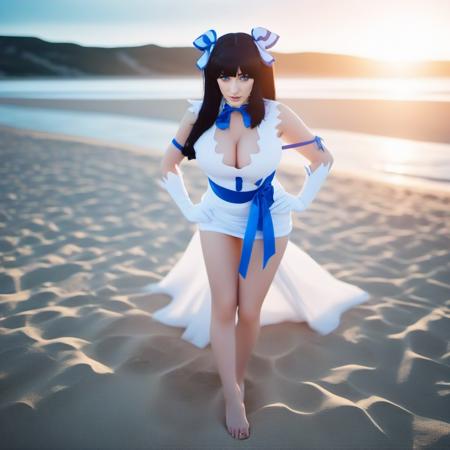 Goddess Hestia - DanMachi - Realistic & Anime