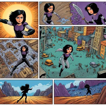 Comic Book Page style XL + F1D