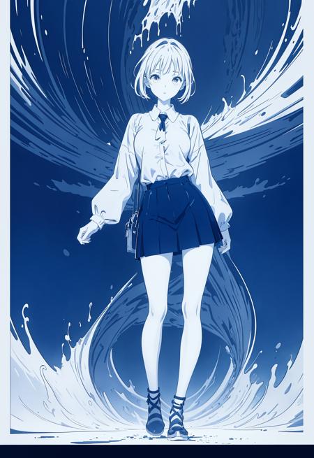 剪影_monochrome_切り絵