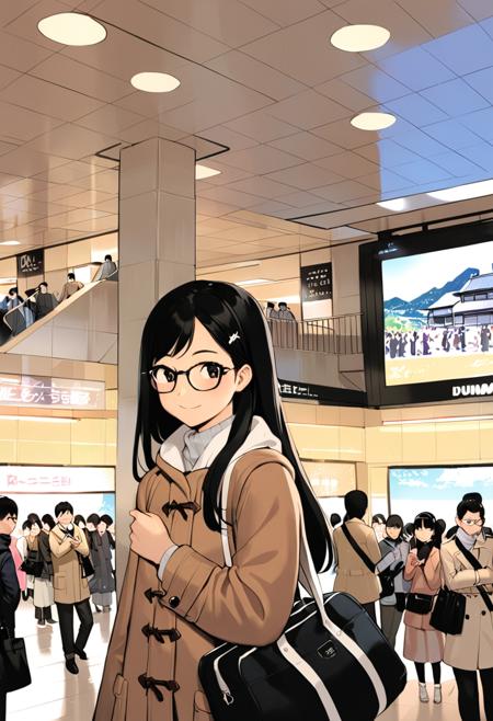 阪急梅田駅ビッグマン前 / Hankyu UMEDA station, bigman SDXL