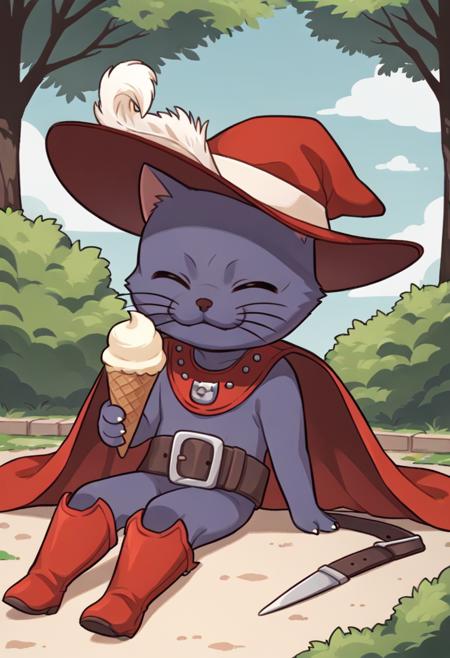 Cait Sith (Shin Megami Tensei / Persona) [Pony Diffusion]