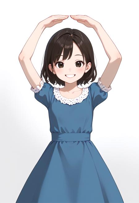 OK sign on both arms版本V1 (ID: 842618)