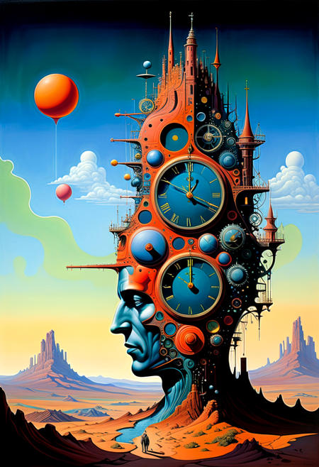 SalvadorD'Ai - local llm powered surreal painter - no prompting needed