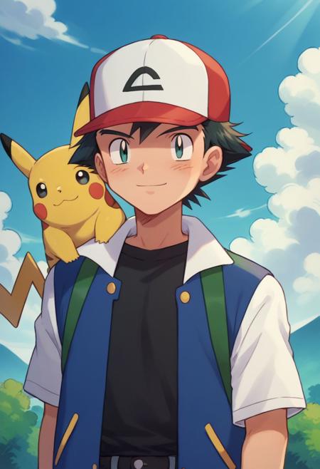 Ash Ketchum / Satoshi - Kanto version - Pony + Illustrious