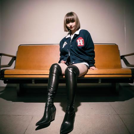 ZARA(like)-CowboyThighBoots 仿ZARA牛仔跟过膝靴