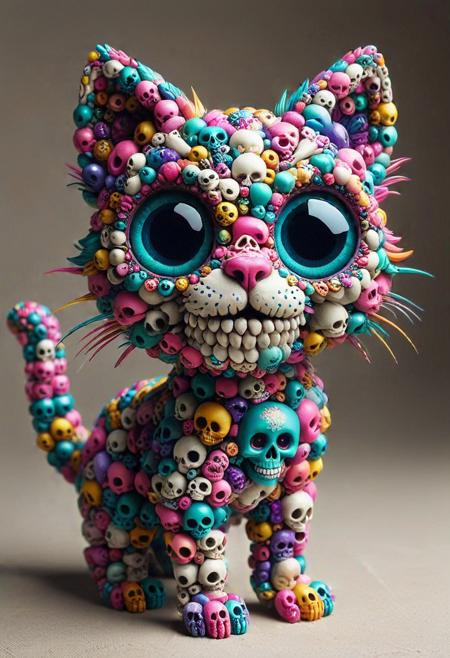 Colorful Skulls - World Morph