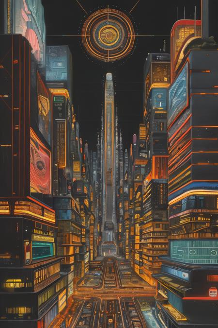 style of Paul Laffoley 147
