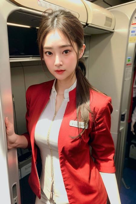 Flight Attendant Asian Girl 1