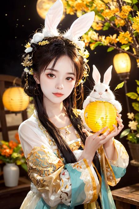 玉兔 | 中国风服饰 | Chinese Mid-Autumn Festival版本v1.0 realistic (ID: 172690)