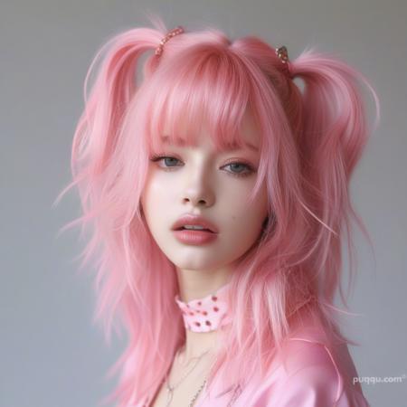 pink hair