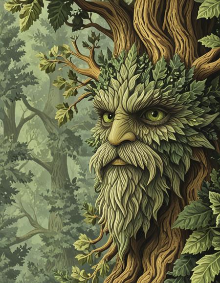 Green Textured Style