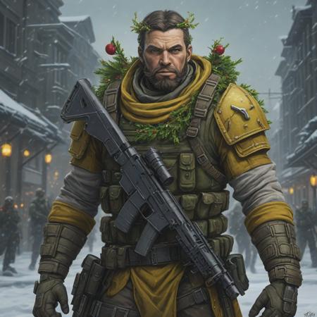 Mistletoe Mercenaries - sliders - yellow team image contest helper