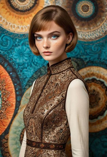 20th Century fashions - 1970s Psychedelic style