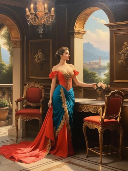 painting art romanticism XL by Happy Ai/07/romanticist painting/oil painting/fine art/landscape/scenes/interiors/outdoor scene/oil painting/fine art/oil on canvas/characters/illustration/paintings/art/architecture/environmental design/油画/绘画/絵画/그림/
