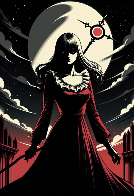 Lunar Noir Style - Lora Flux | Pony