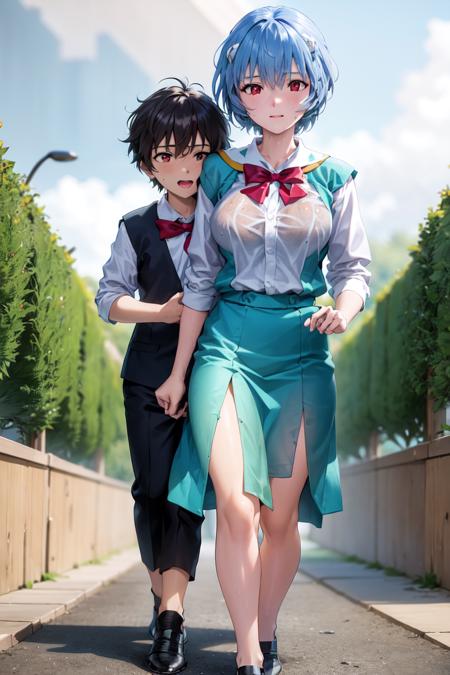 Two-person lora 双人lora 姐弟 Update for character Lora版本sister_and_little_brotherV2 (ID: 29547)