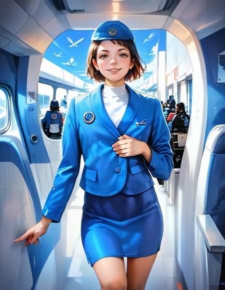 客室乗務員(Flight attendant)