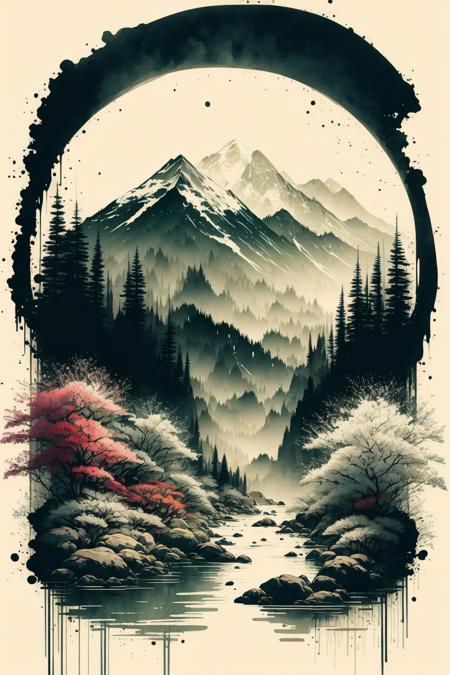 Ink scenery | 水墨山水