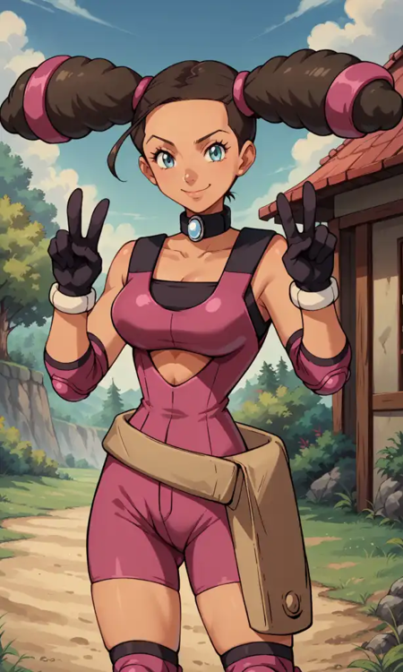Kidd Summers (Pokémon: Lucario and the Mystery of Mew) (Pony Diffusion)版本v1.0 (ID: 605513)