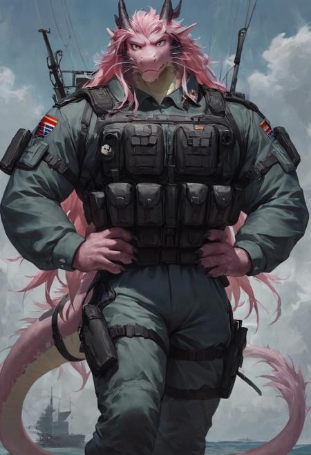 Captain of Marine Corps - R’Emil - Oc (Pony)