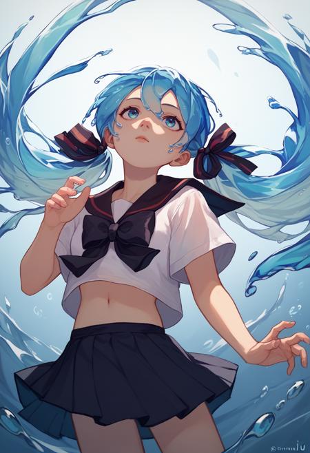 [PonyV6 XL] Bottle Miku | Vocaloid版本v1.0 (ID: 508938)