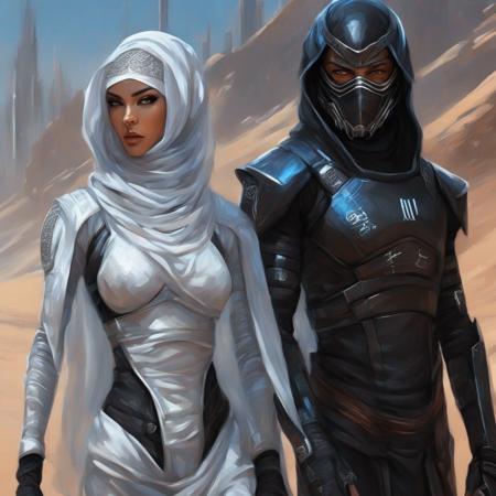 johnslegersart Arab scifi