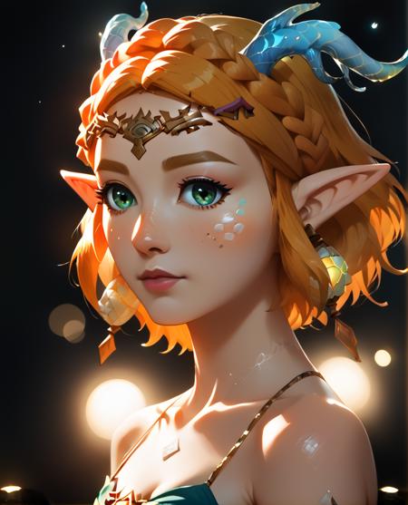 Princess Zelda Character + 2 outfits+cat and dragon forms (Tears of the Kingdom)  [Pony]