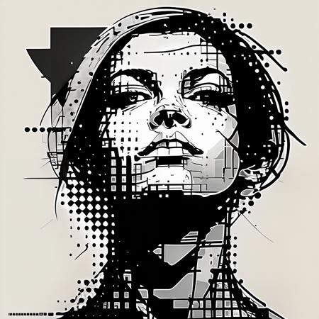 Halftone Punk. LoRA